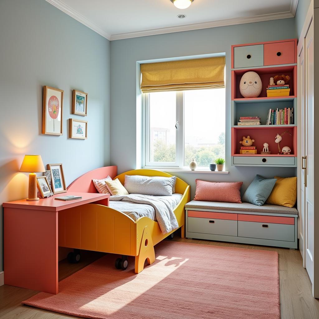 Kids Room Furniture with Vibrant Colors