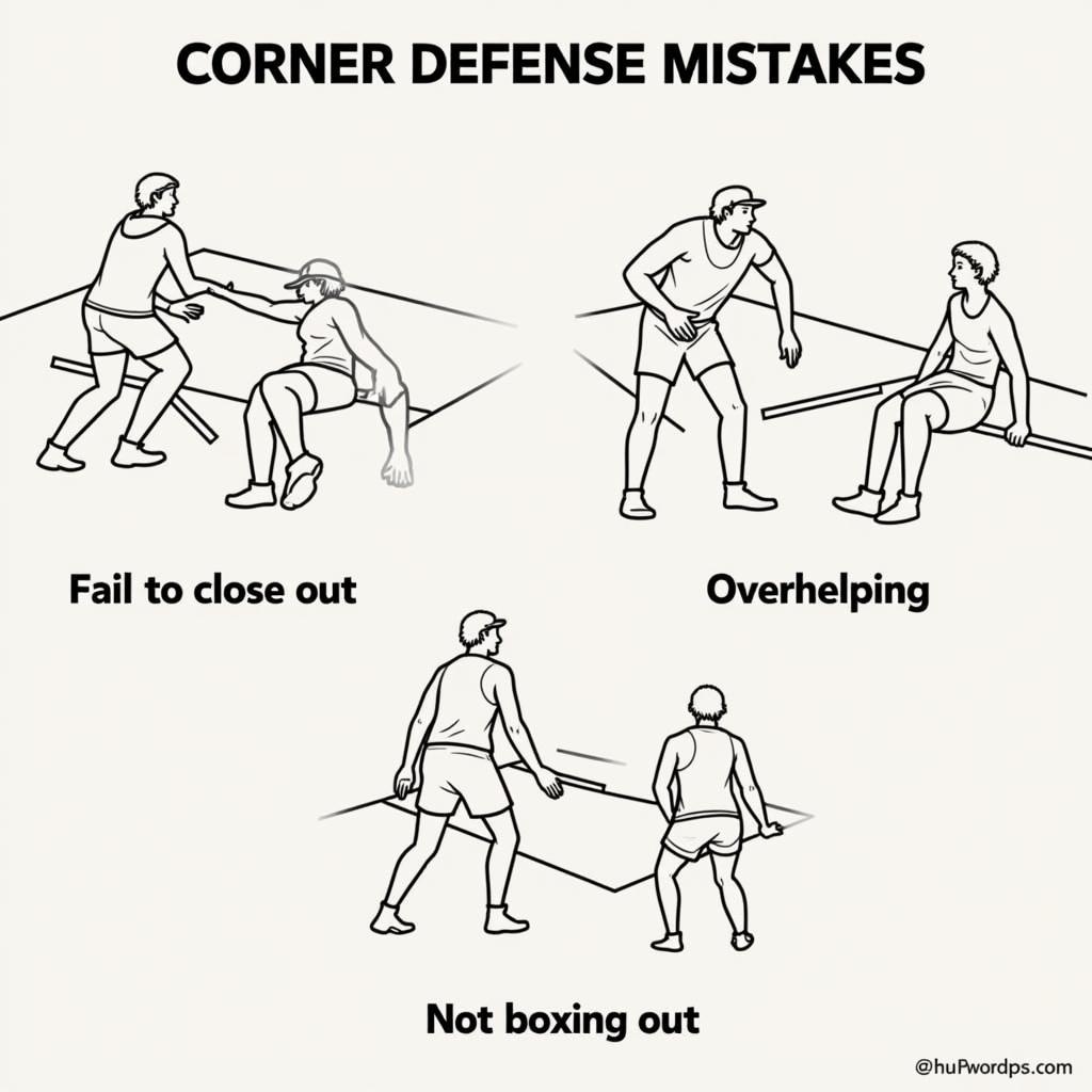 Common corner defense mistakes