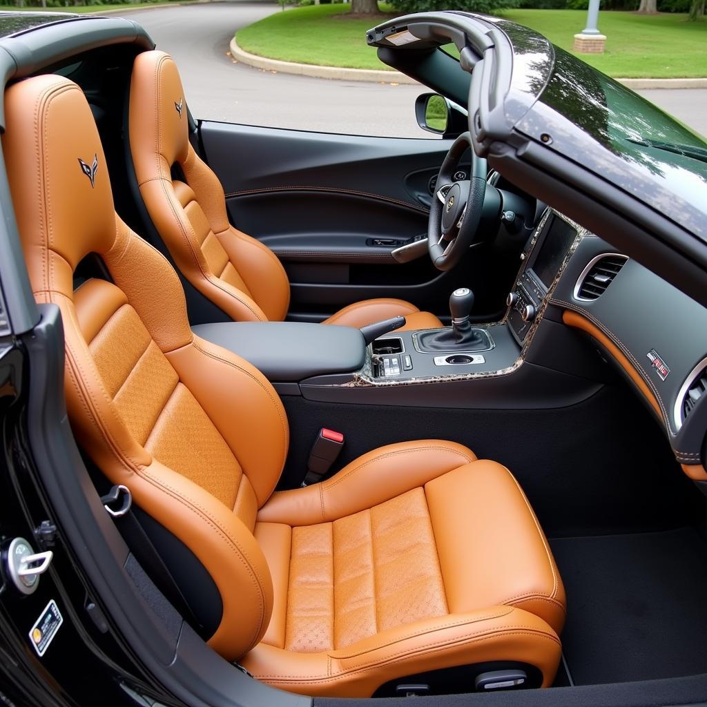 Corvette Interior Customization: Leather Seats