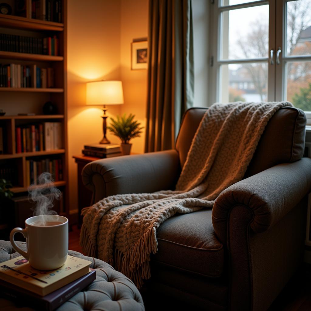 Creating a cozy cafe vibe at home