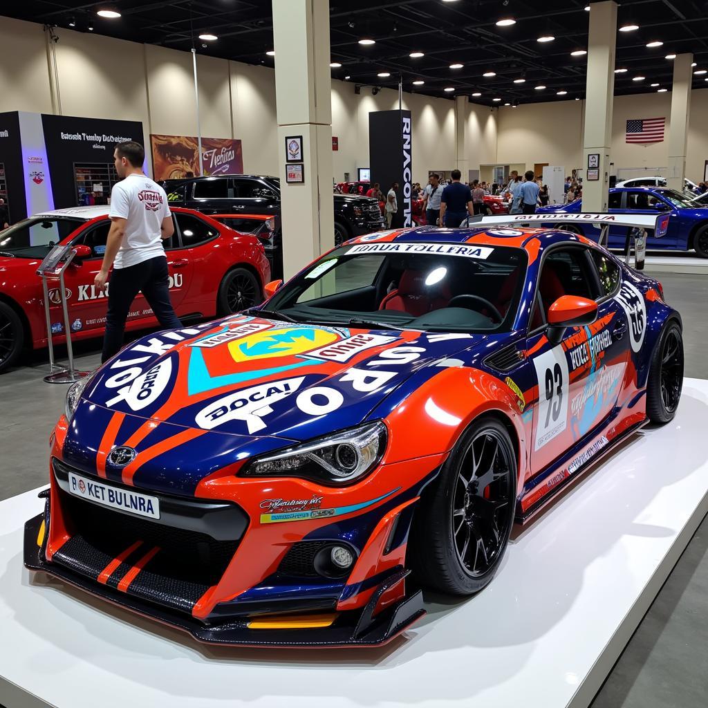 Custom Painted Rocket Bunny FRS at Show