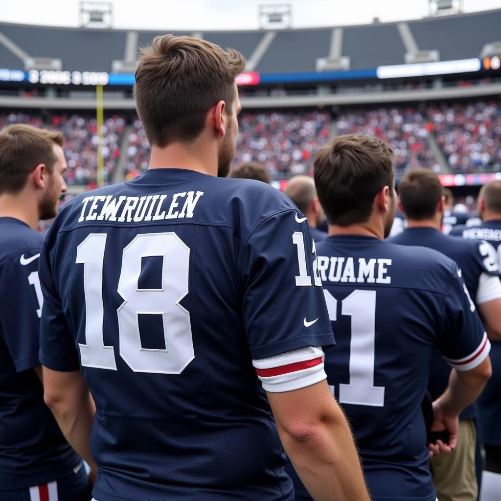 Custom Penn State Football Jersey Design