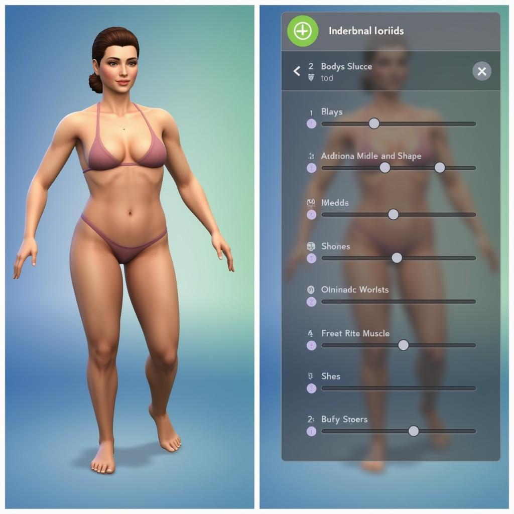 Custom slider mod interface in Sims 4