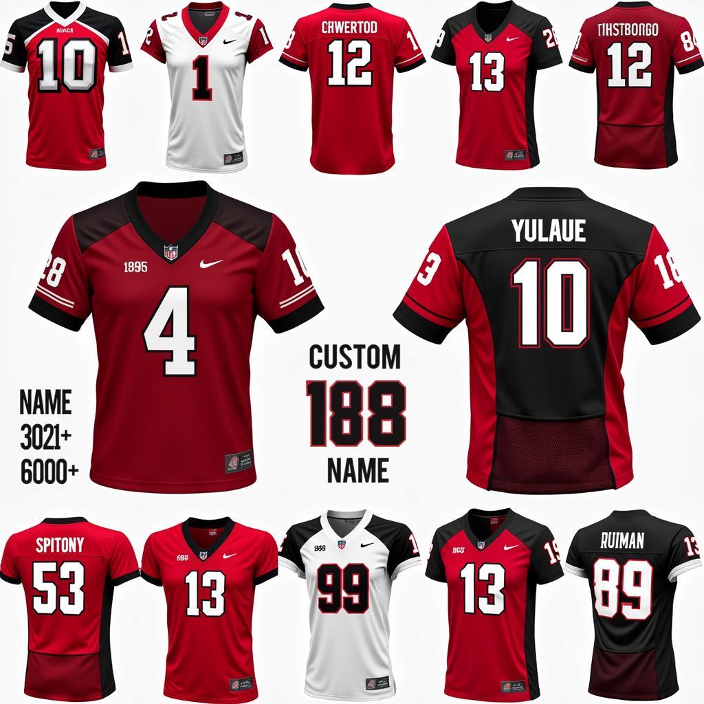 Custom UGA Football Jersey Design Ideas