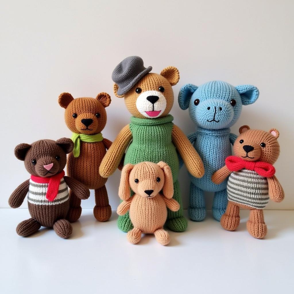 Customized Knitted Stuffed Animals