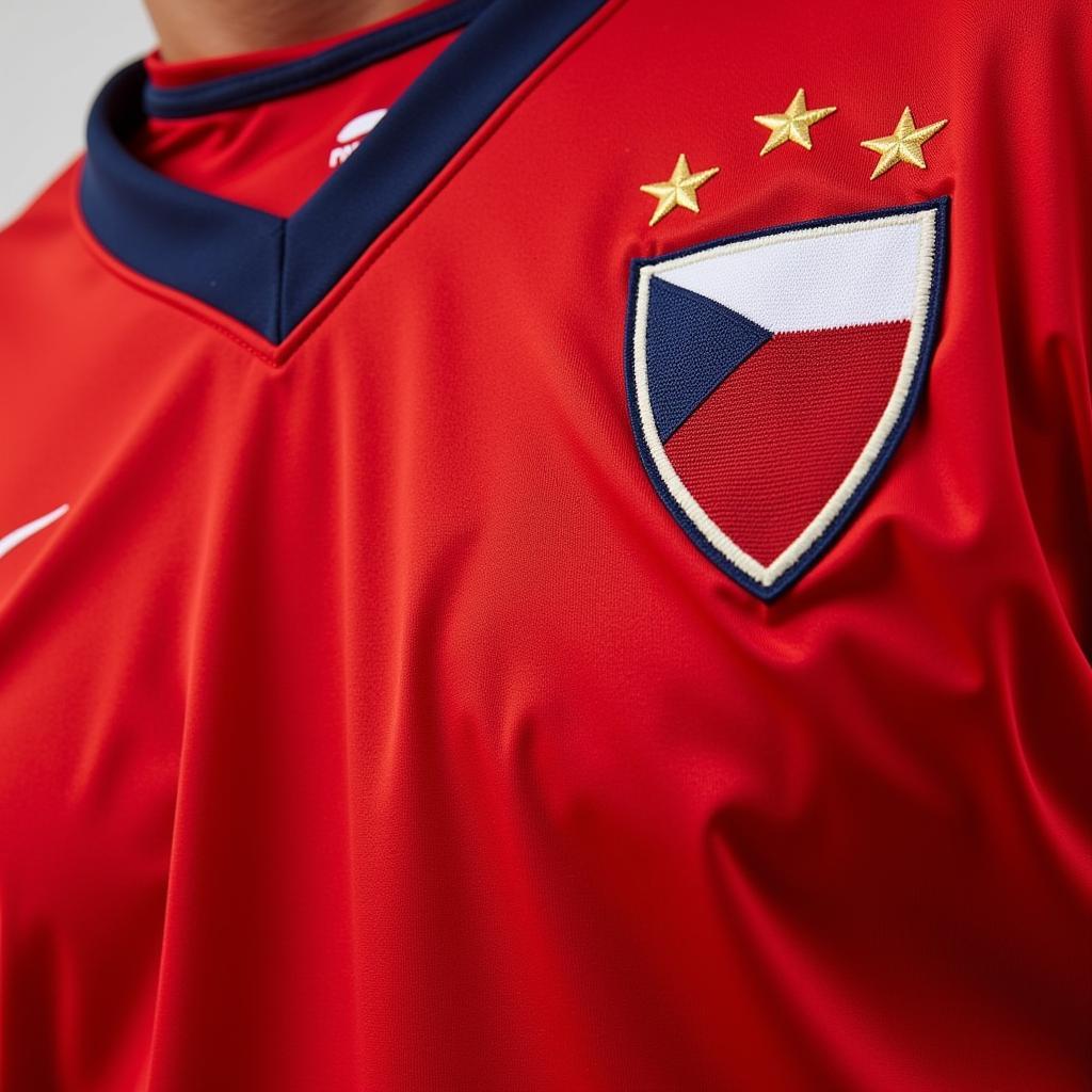 Czech Republic home soccer shirt