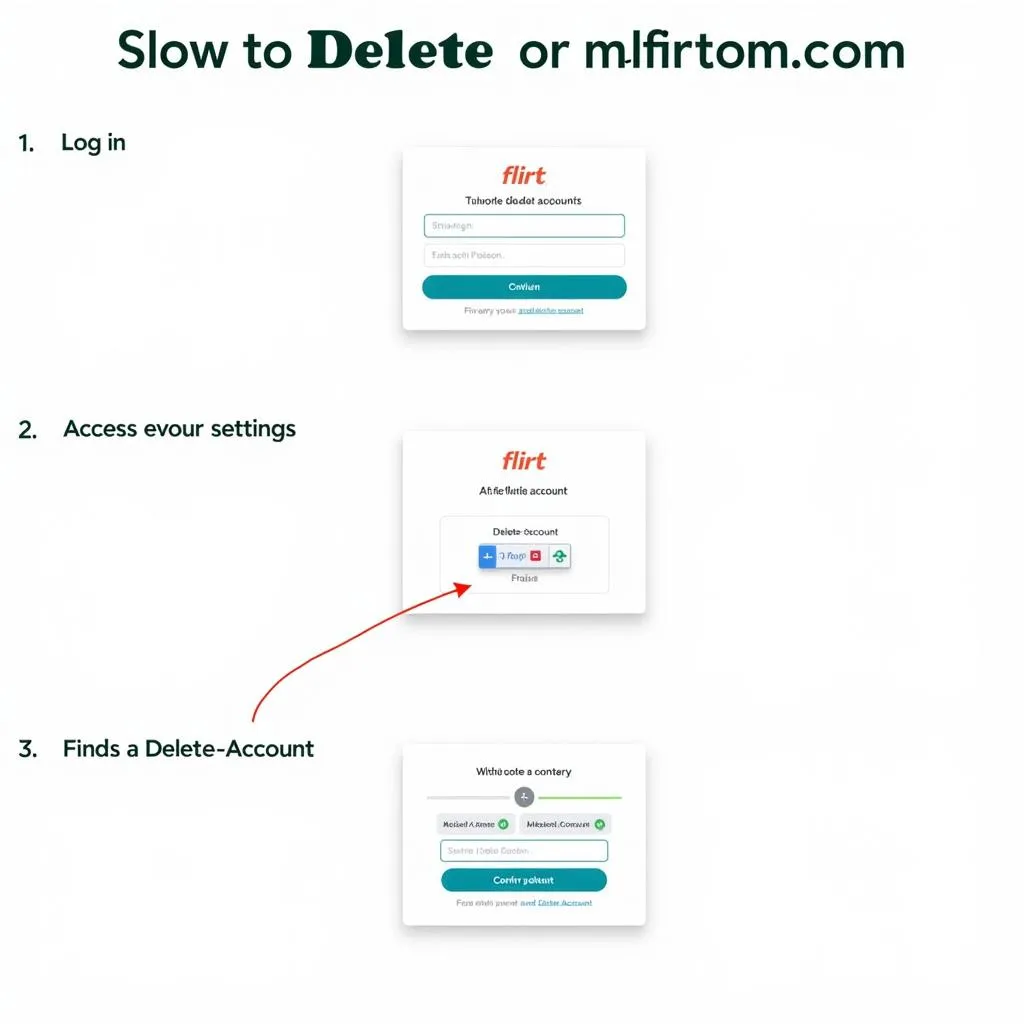 Step-by-step guide on how to delete your m.flirt.com account