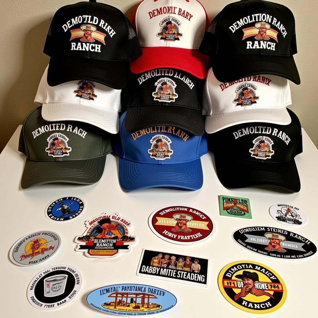 Demolition Ranch Hats and Stickers