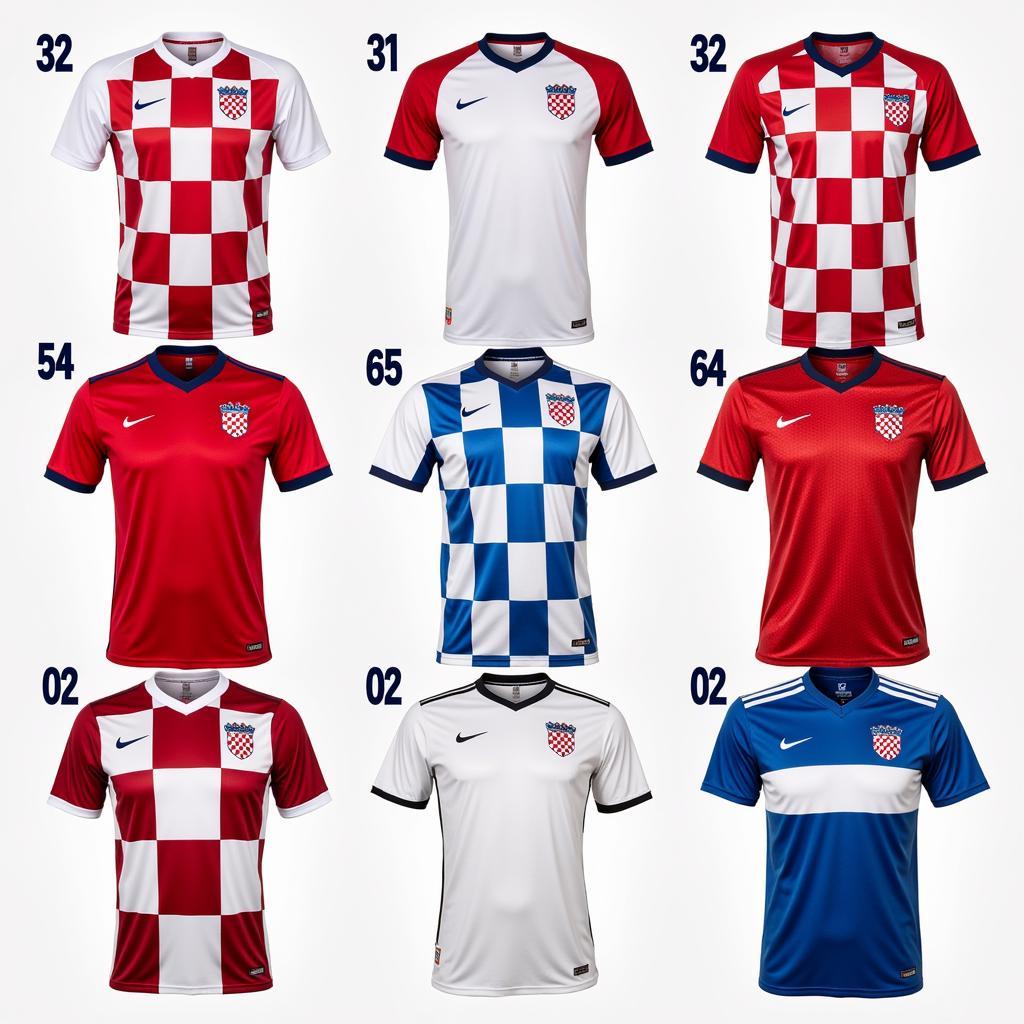 Croatia Soccer Jersey Collection