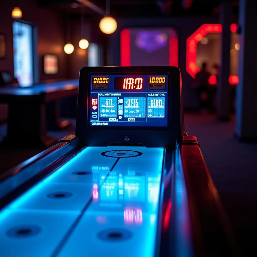 Digital Shuffleboard Scoreboard Display