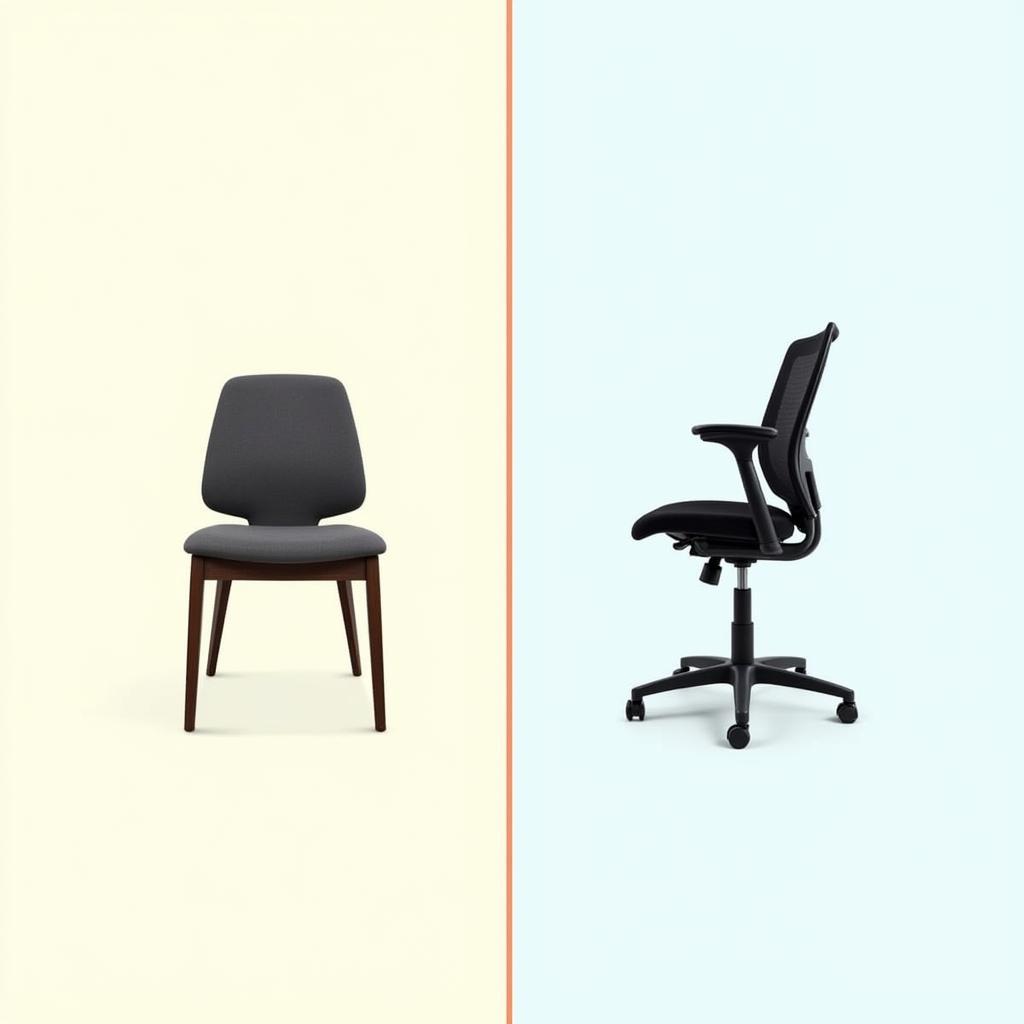 Dining Chair vs. Desk Chair