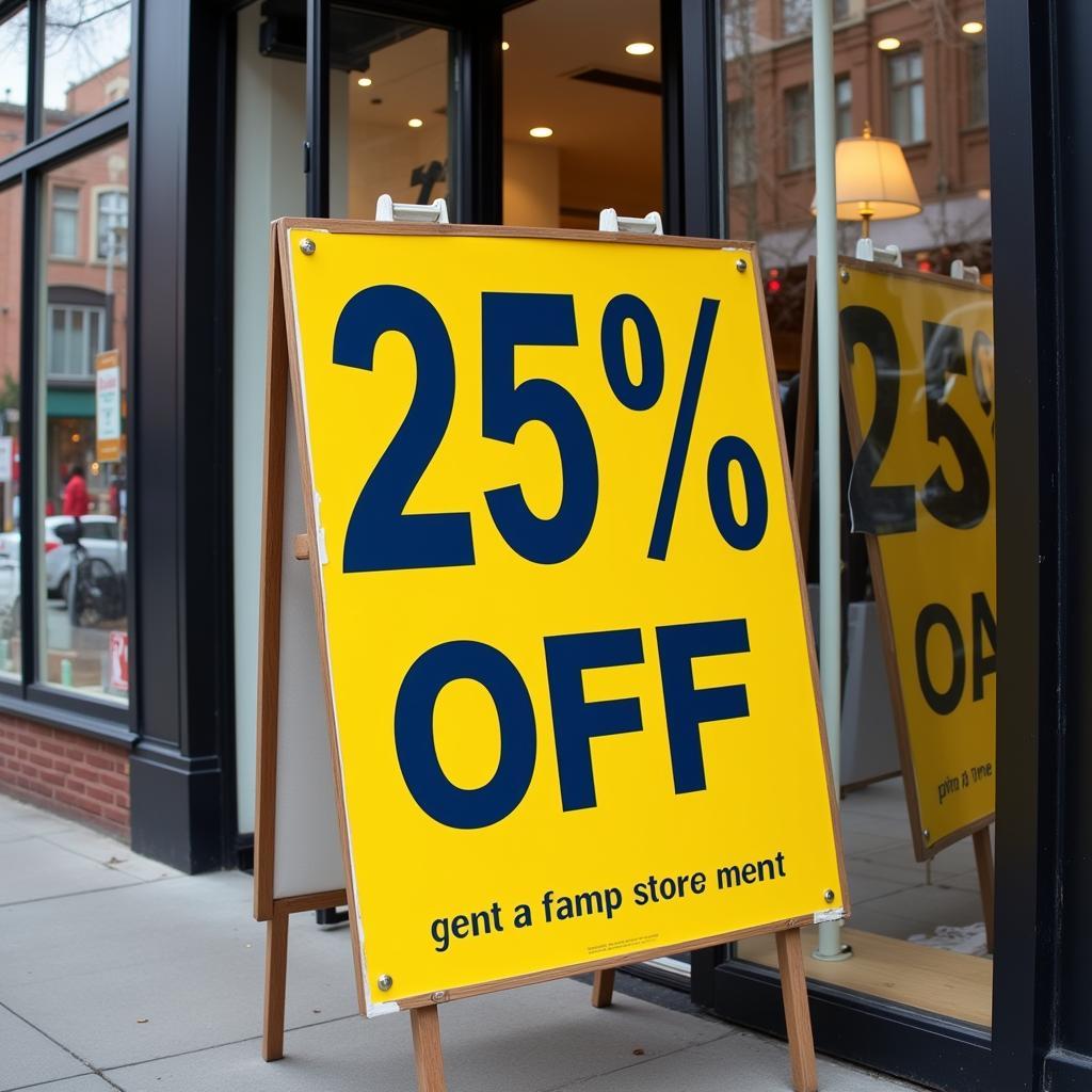 Discount Sign