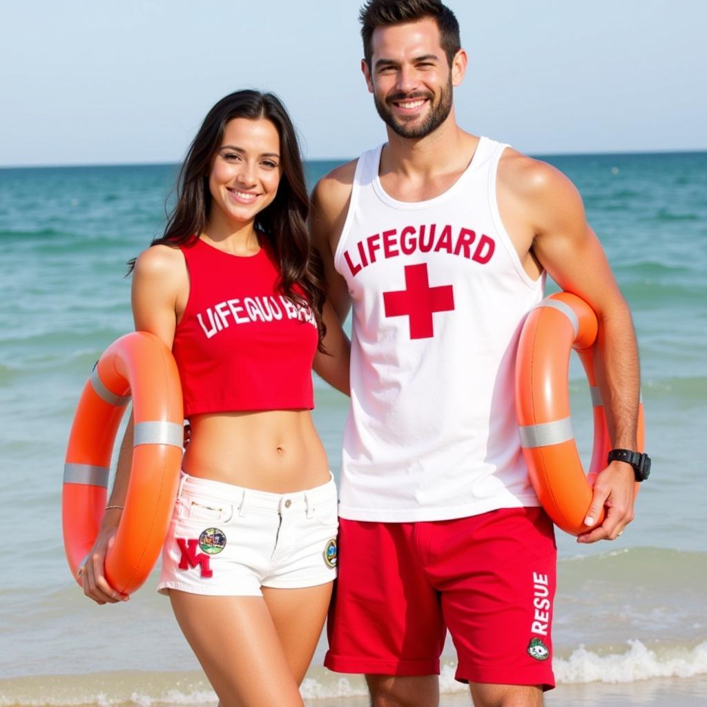 Creative DIY Lifeguard Costumes