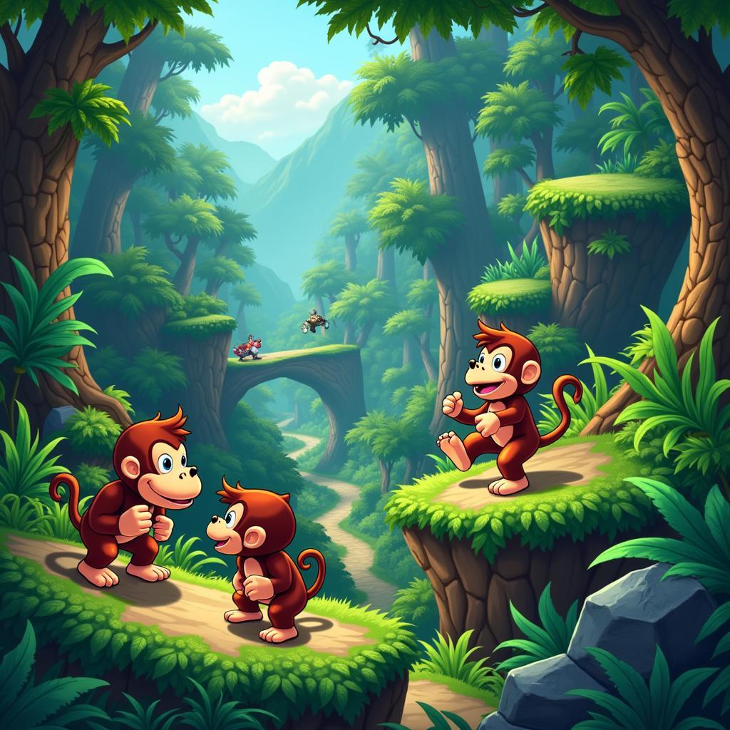 Donkey Kong Country 2 Gameplay Screenshot