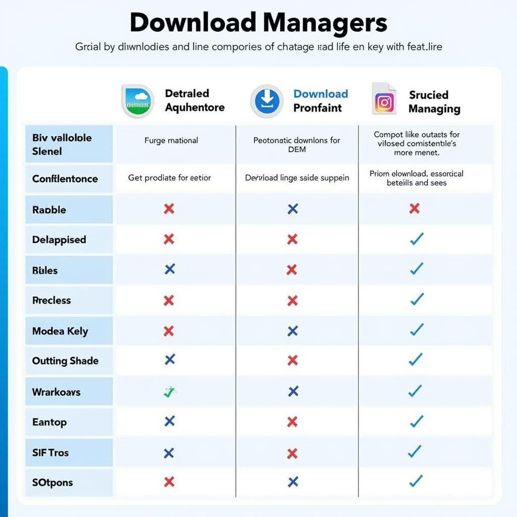 Comparing Features of Different Download Managers