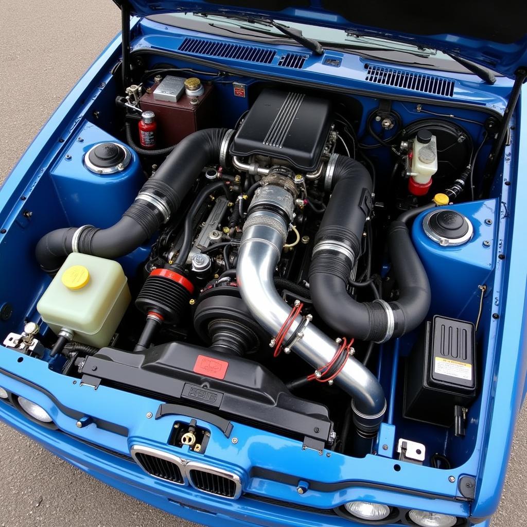 E30 Pandem Engine Bay