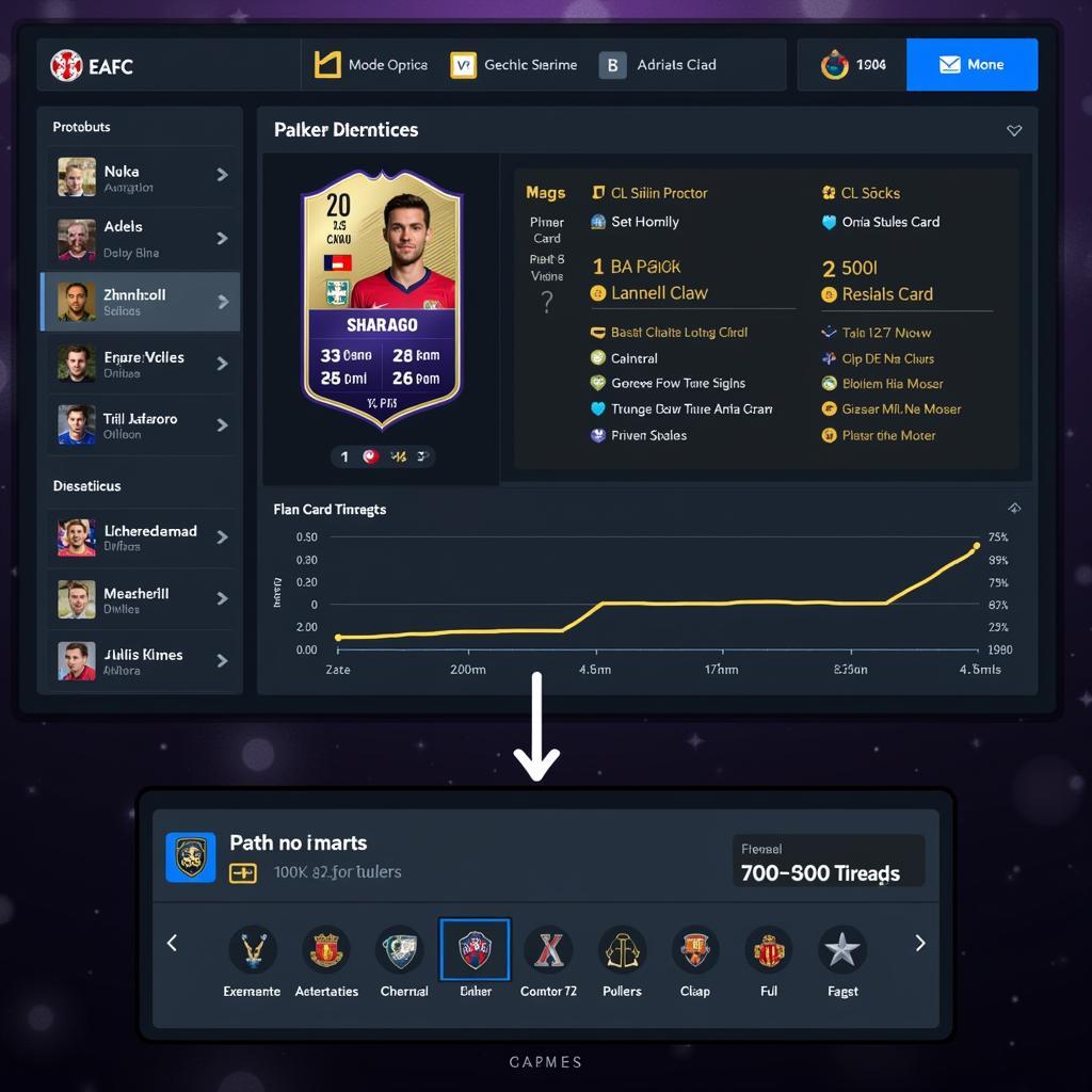 EA FC Path to Glory Interface