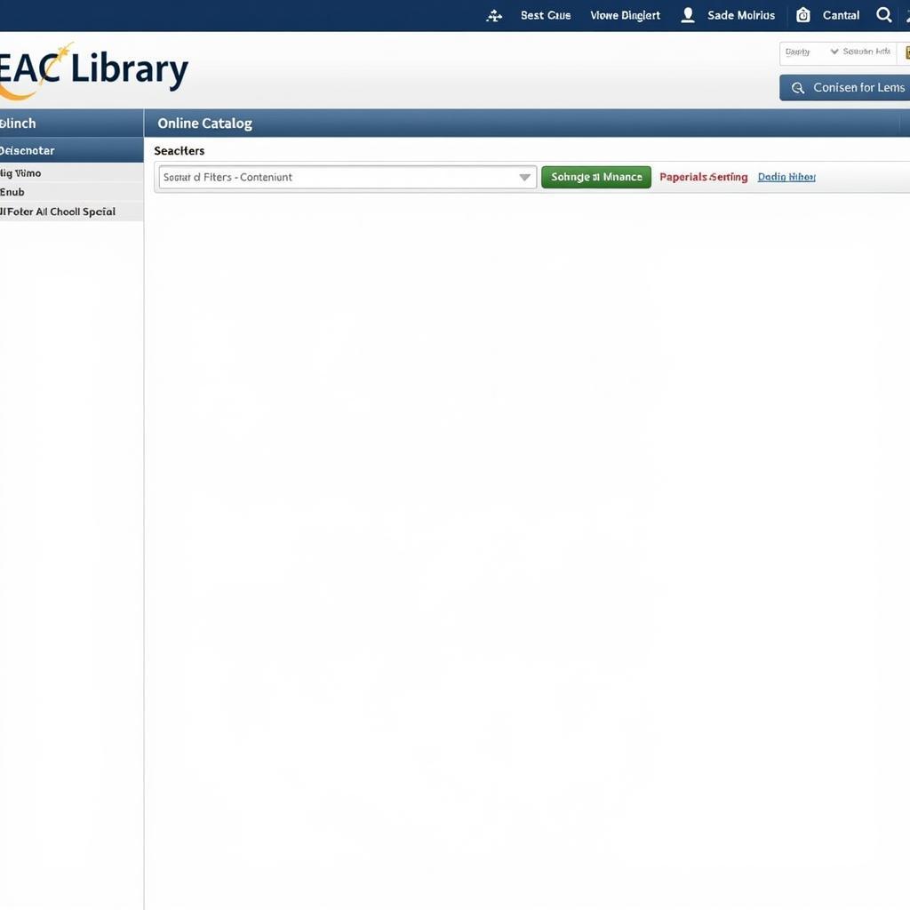 Online Catalog Interface