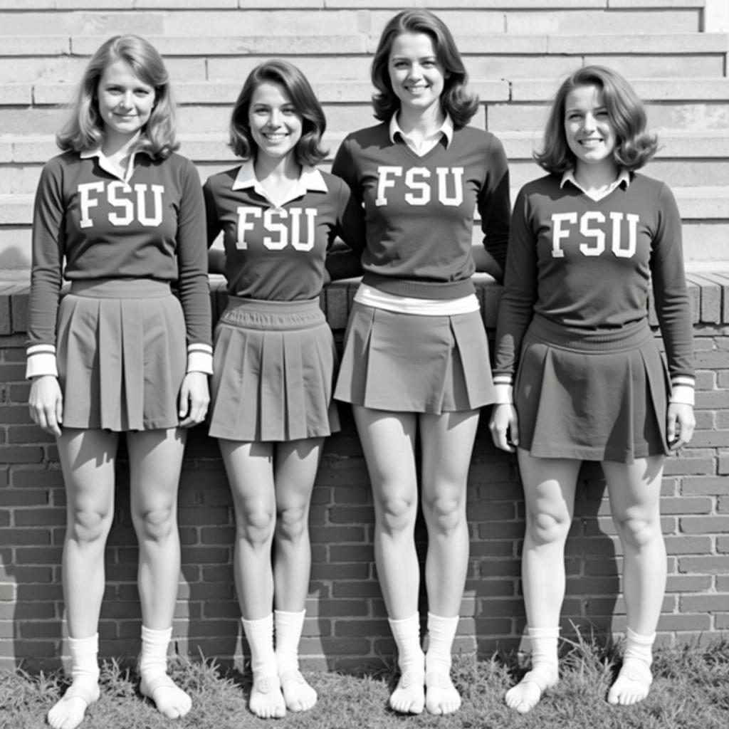 Early FSU Cheerleader Uniform