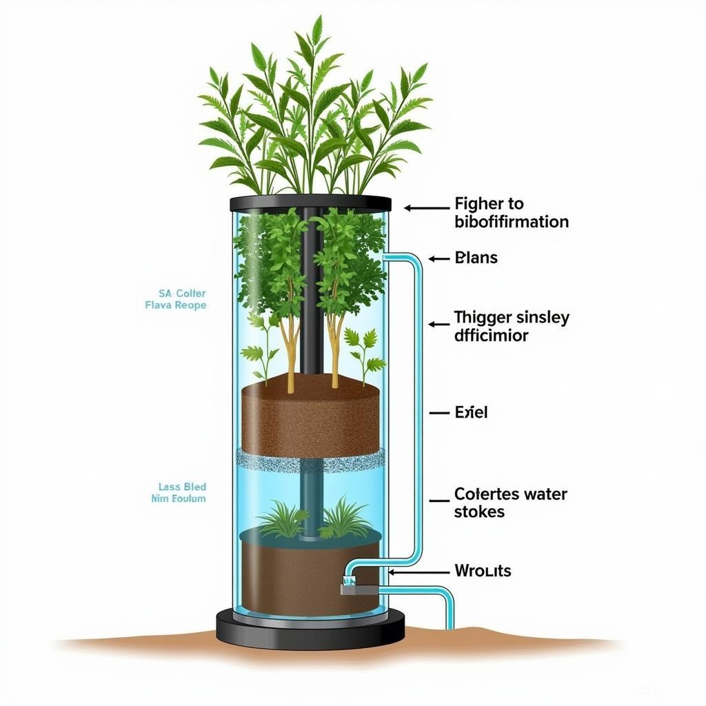 Cross-Section of an Eco Column Showing its Internal Components