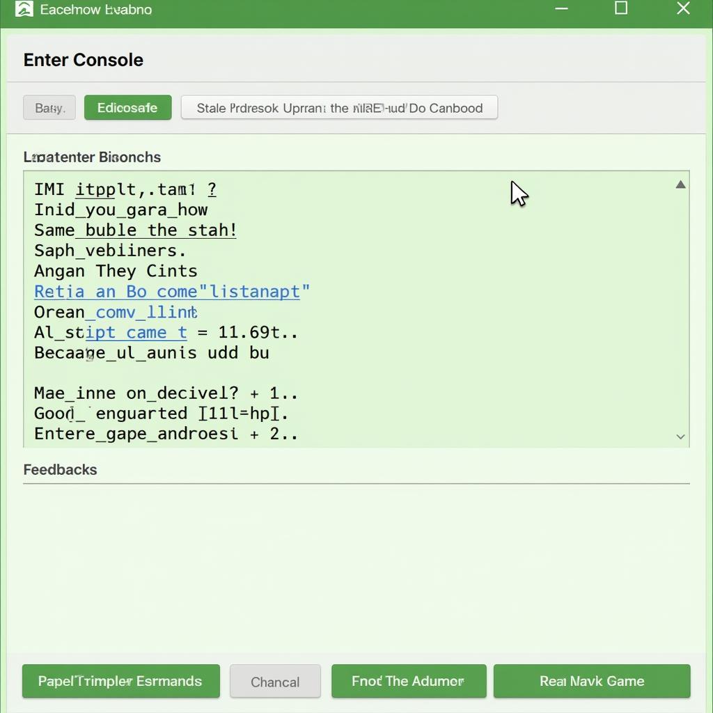 Eco Console Commands Example