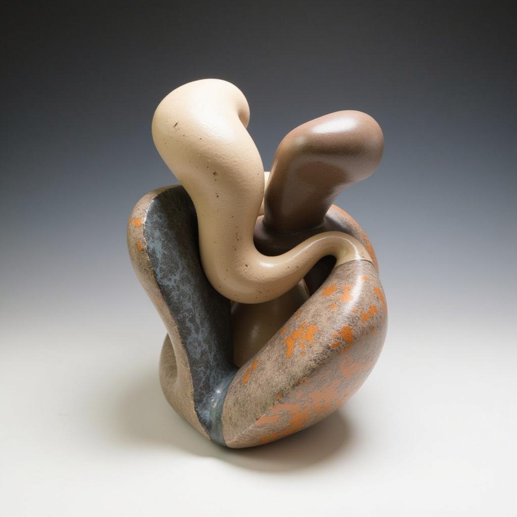 Modern ceramic sculpture by Eddie Dominguez