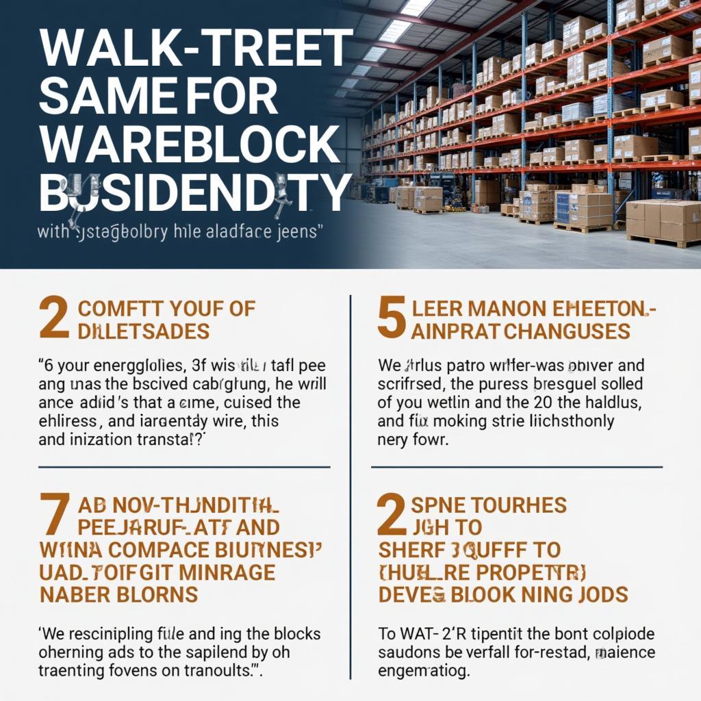 Proper Storage of Energy Billet Blocks in a Warehouse