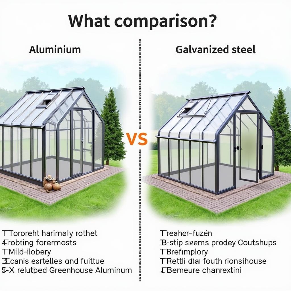 Comparing Greenhouse Kit Materials: Aluminum vs. Galvanized Steel