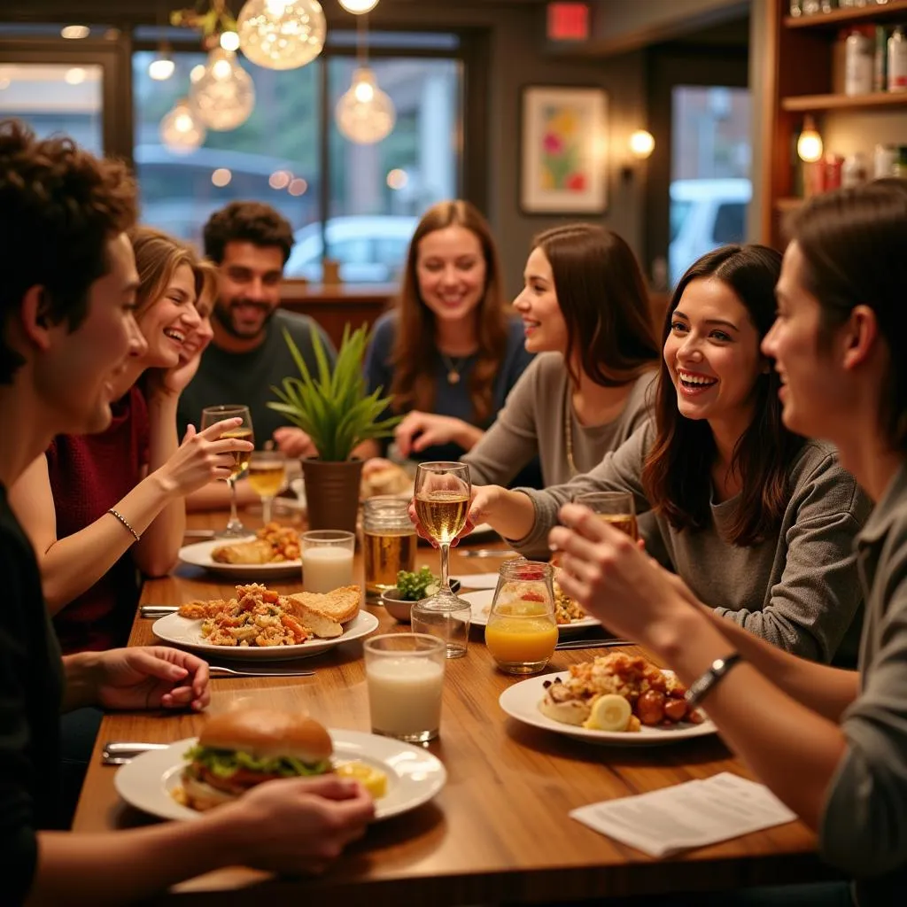 Enjoying a Restaurant Pack Meal