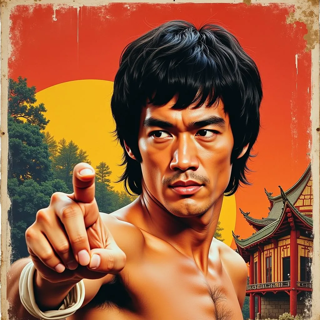 Enter the Dragon Poster Close Up