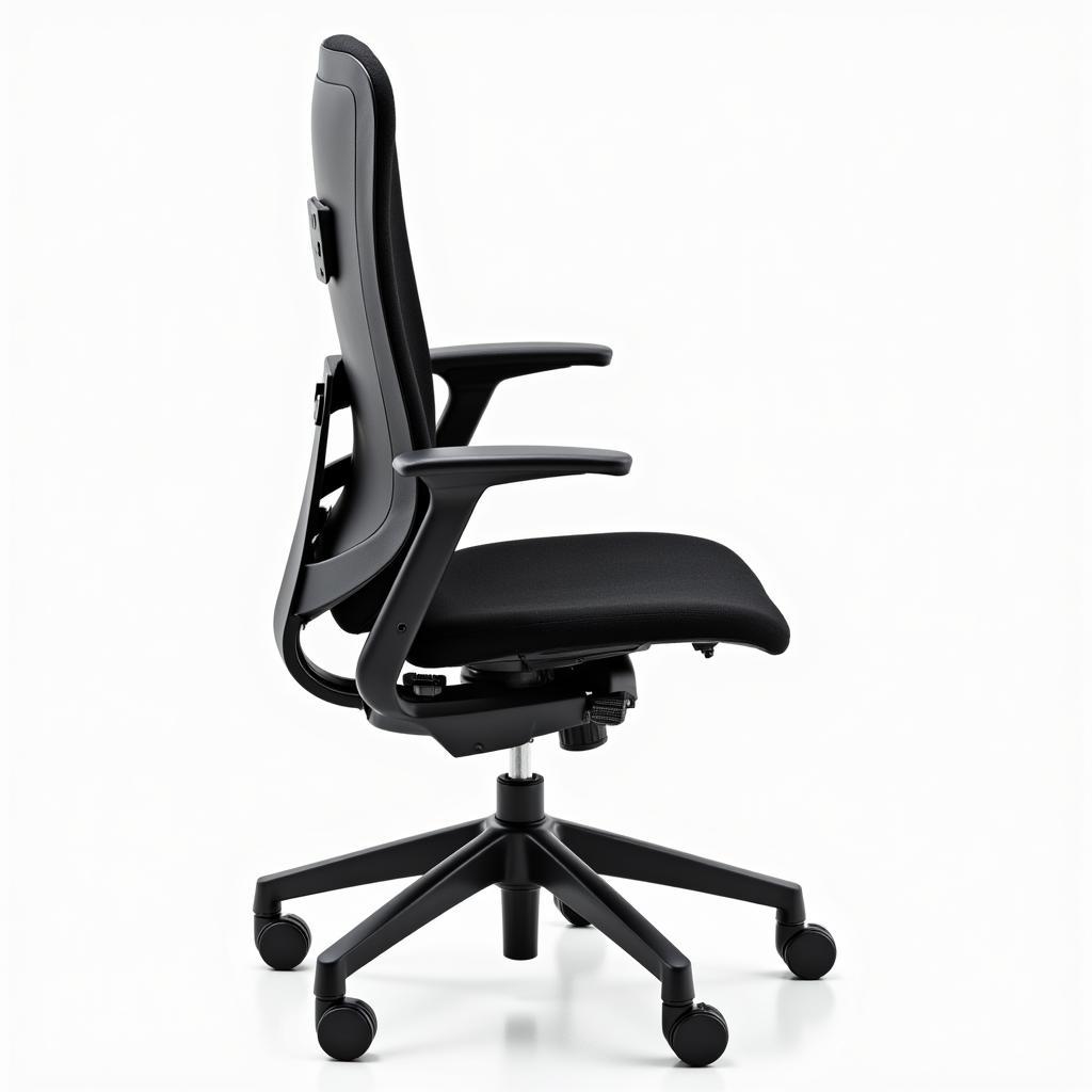 Ergonomic writer's chair with adjustable features