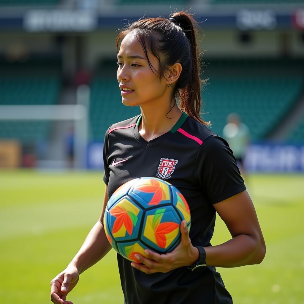 Yamal training intensely on the field