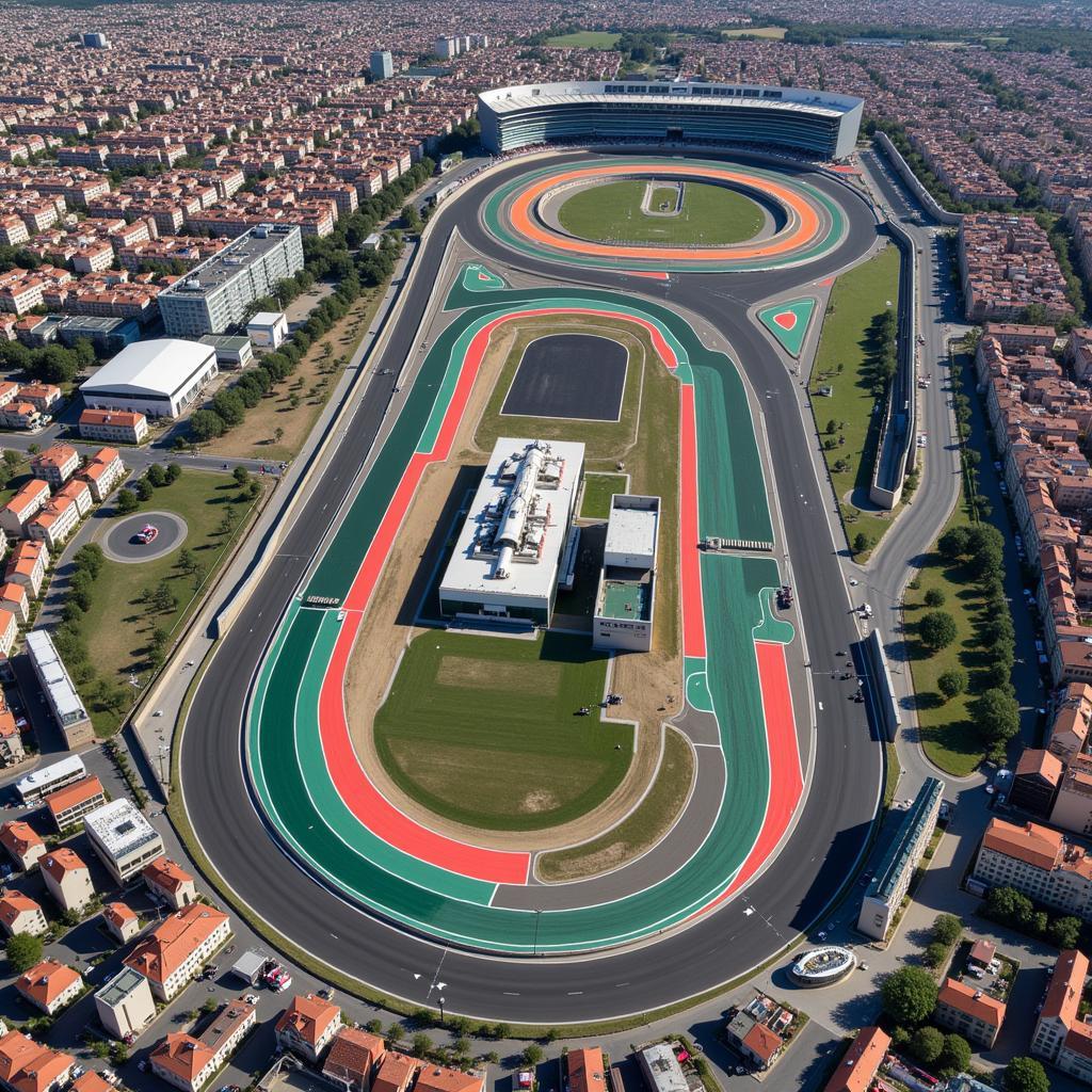 F1 23 Spain Circuit de Barcelona-Catalunya Layout