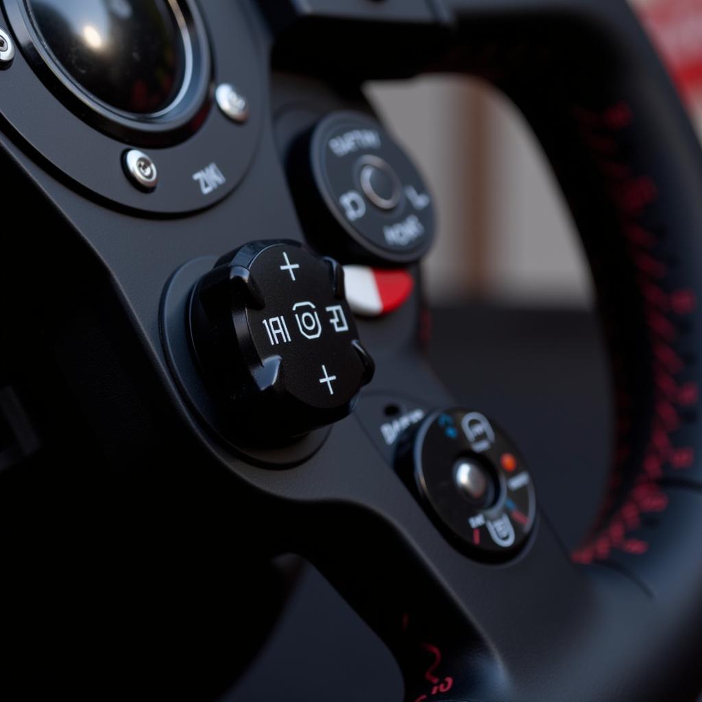 F1 Sim Racing Wheel Close-Up