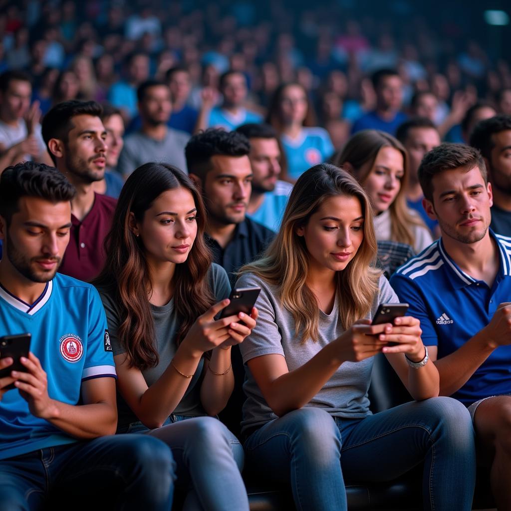 Global fans cheering Yamal during a live stream