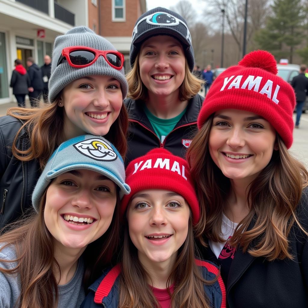 Fans Sporting Yamal Superhero Hats