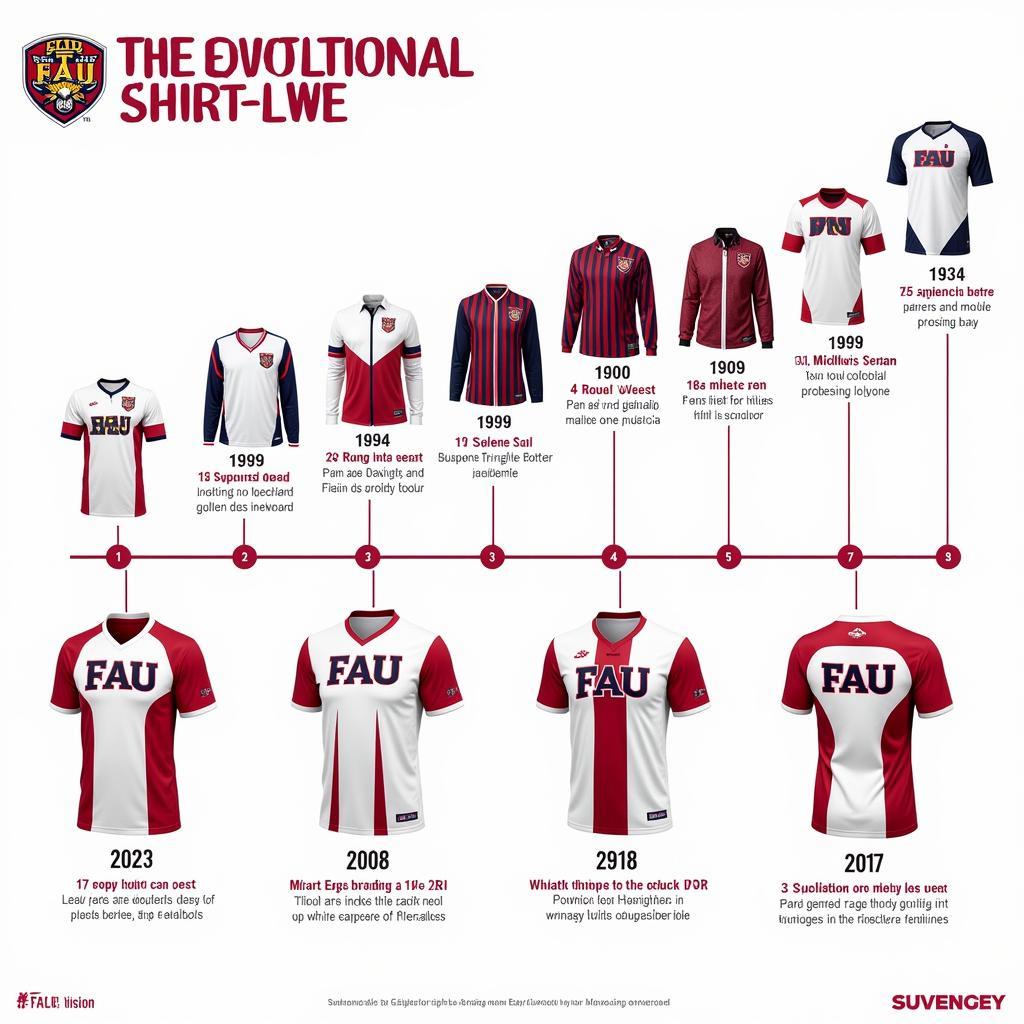 FAU Football Shirt Design Evolution