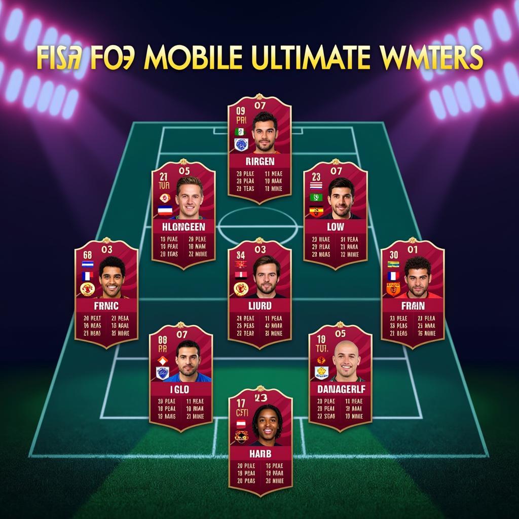 Example of a strong FIFA Mobile Ultimate Team