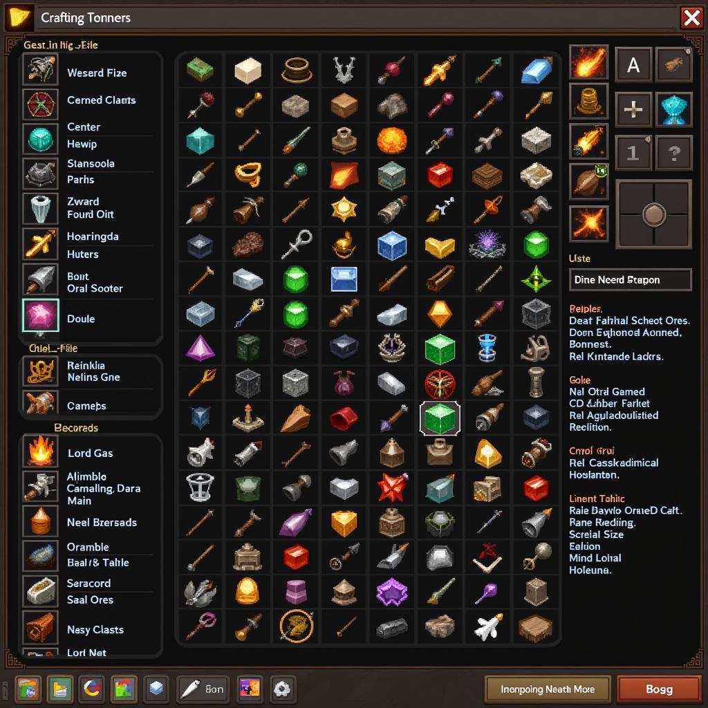 Final Fantasy 11 Crafting Materials