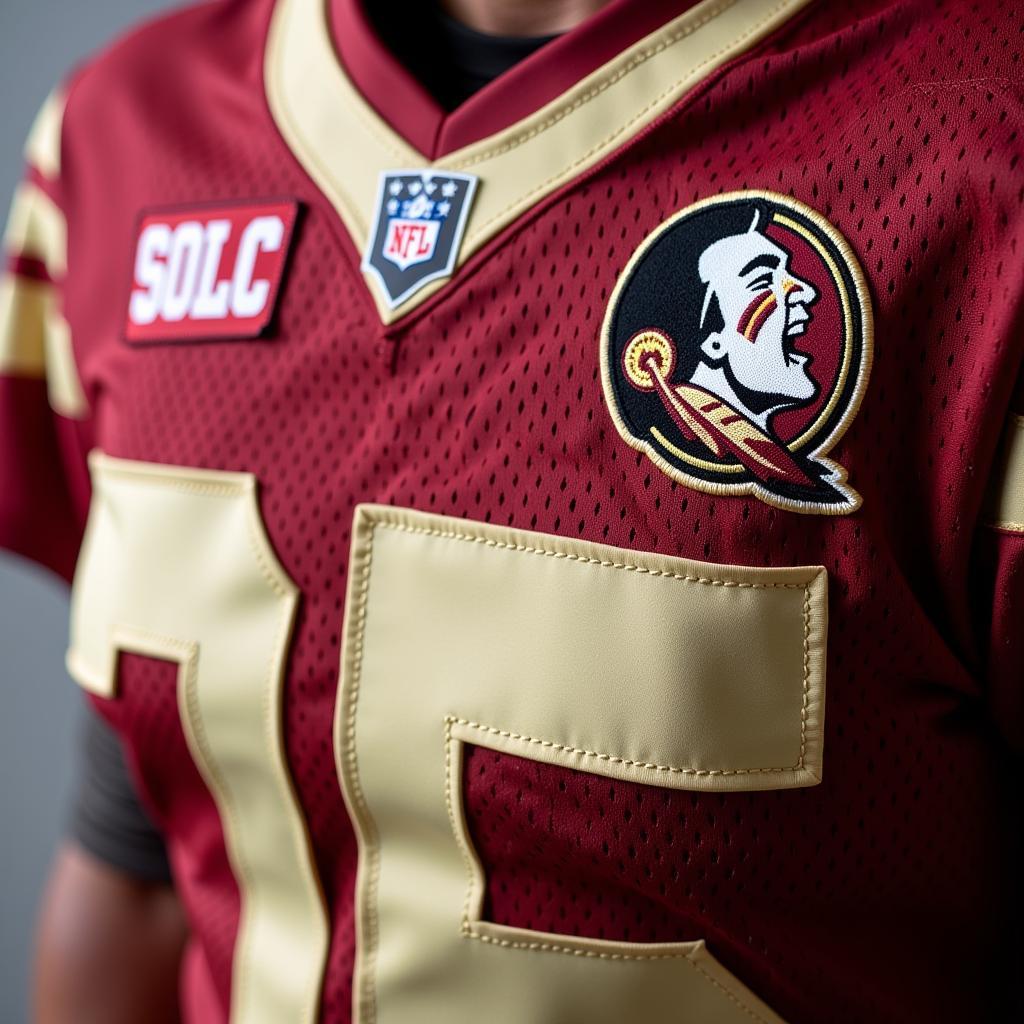 Florida State Football Jersey Details