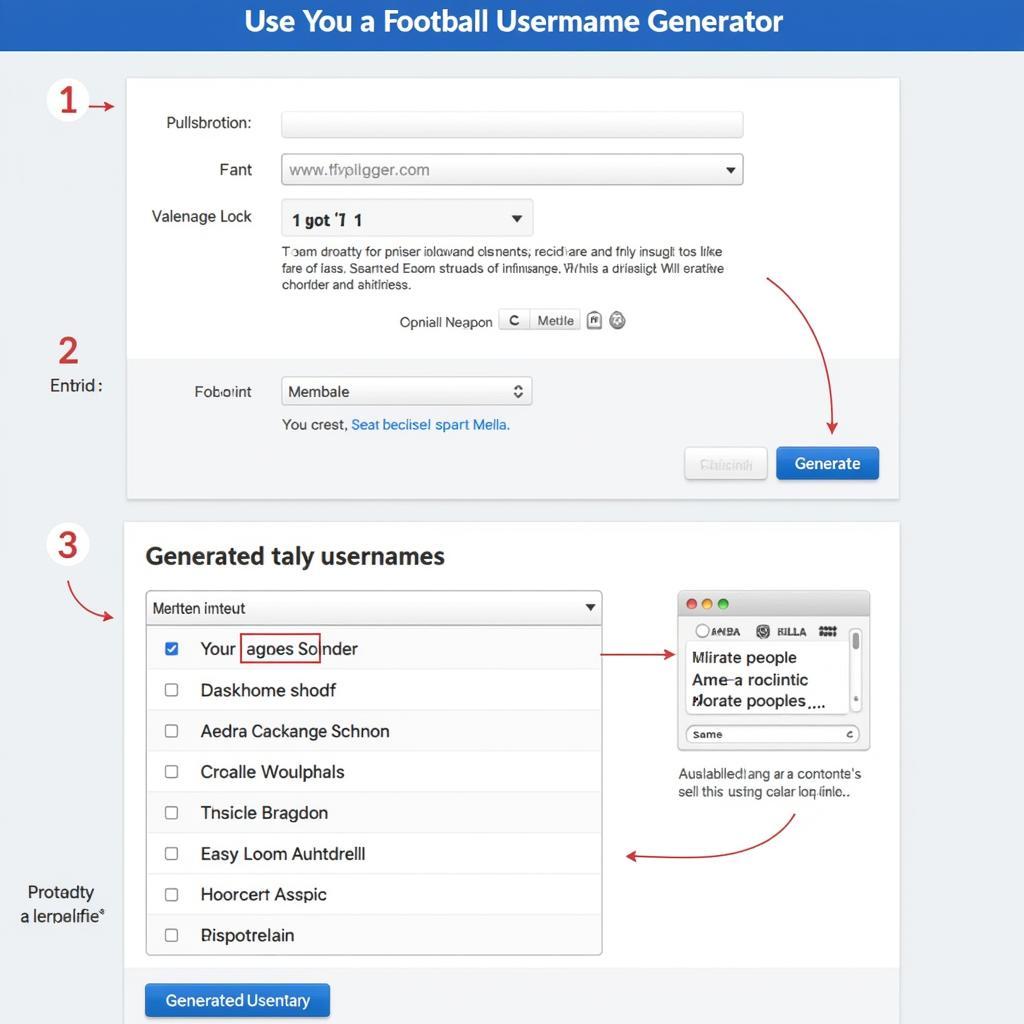 Step-by-Step Guide on Using a Football Username Generator