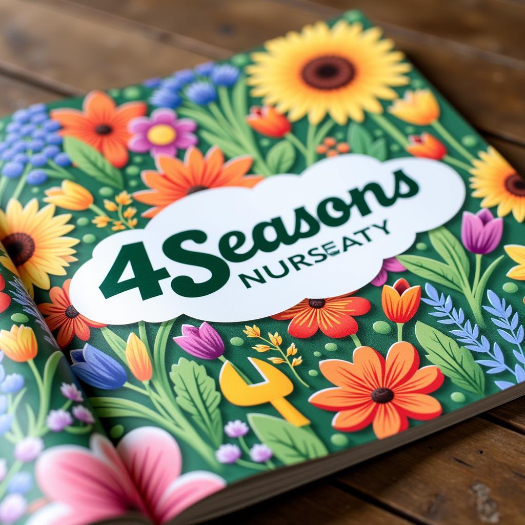 Vibrant 4 Seasons Nursery Catalog Cover