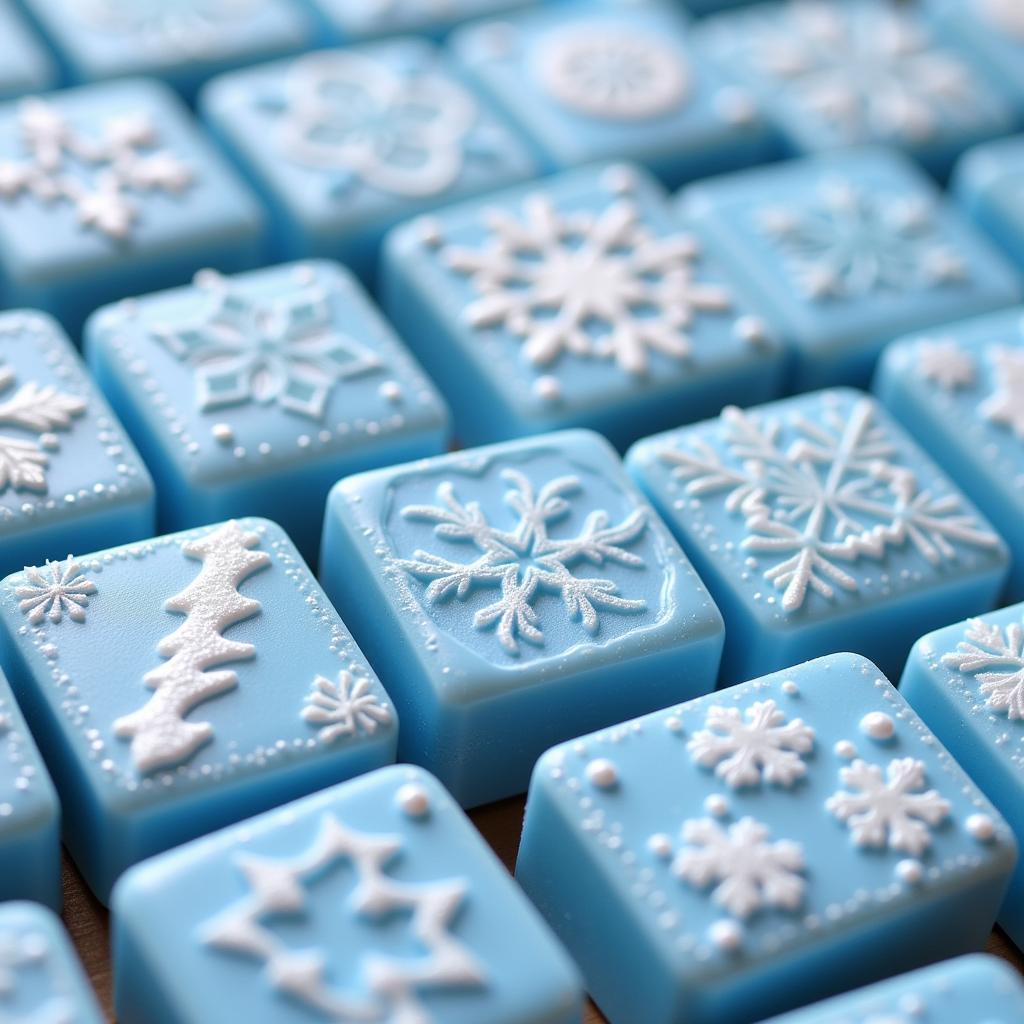 Frozen Mahjong Tiles