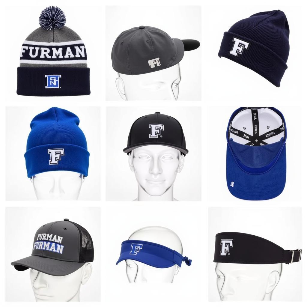 Variety of Furman University Hats - Styles and Colors