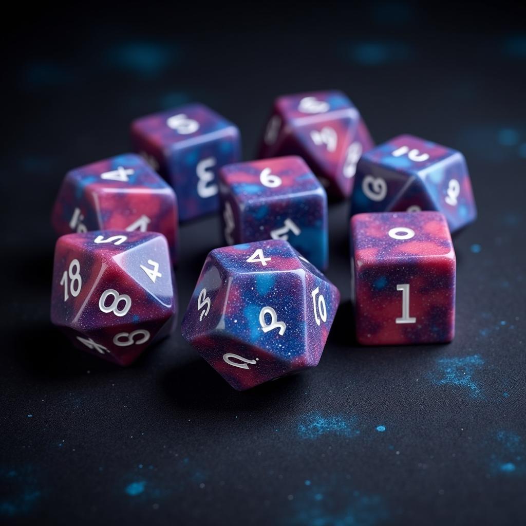 Galaxy Dice Set