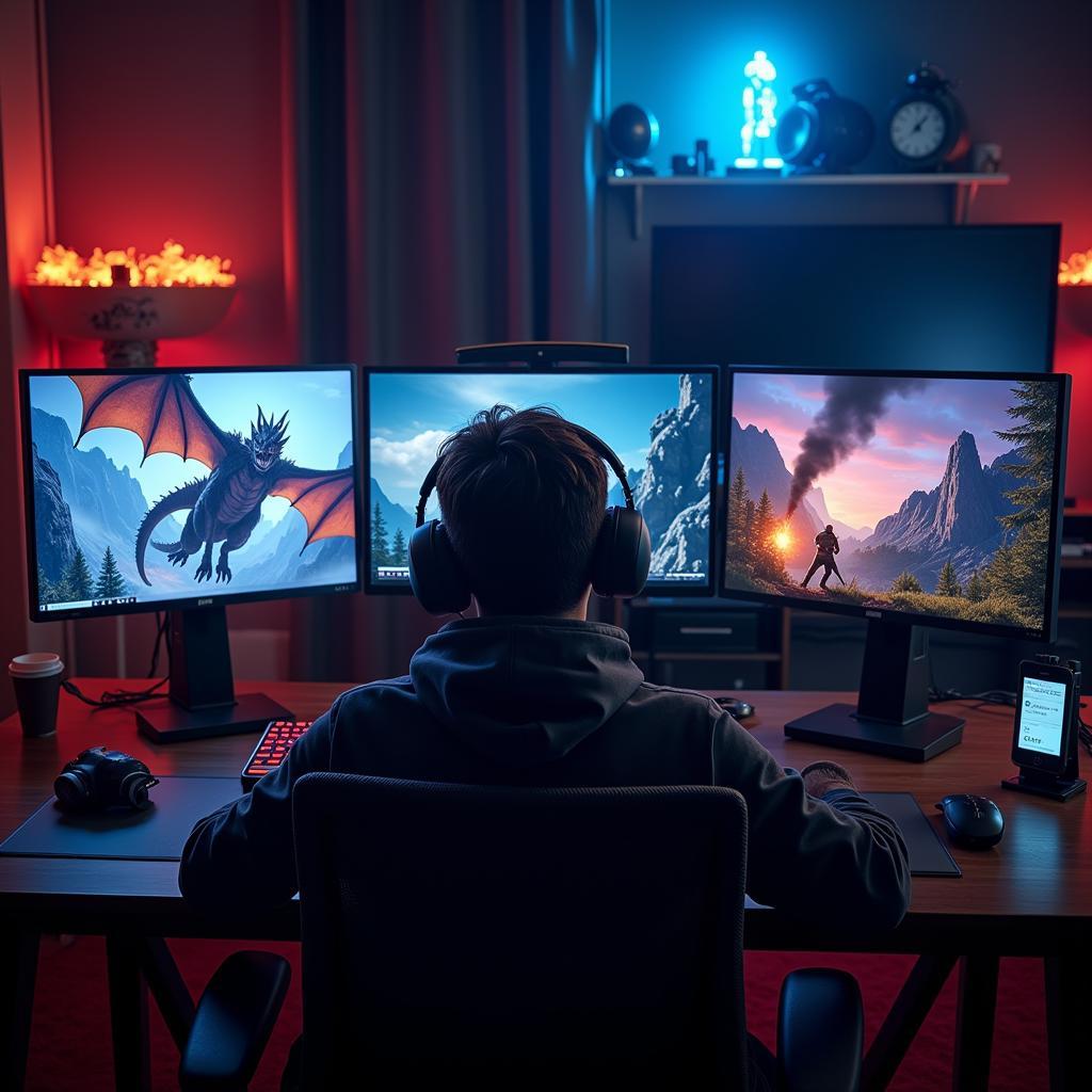 Immersive Gaming Experience on a Powerful PC Dragon