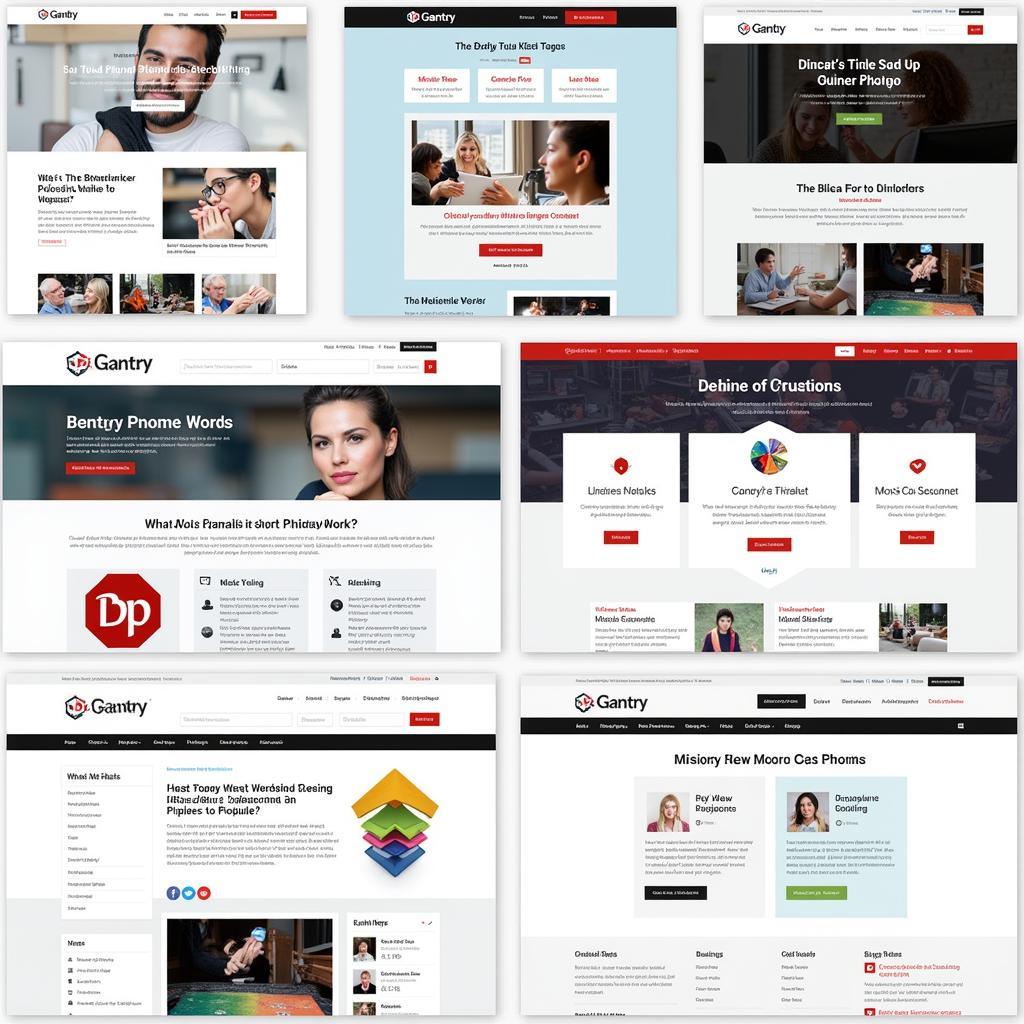 Gantry Website Examples