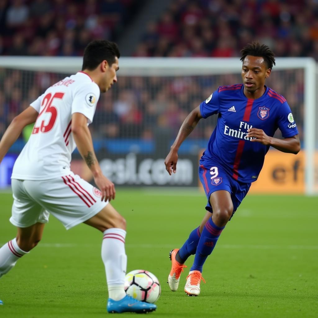 Gelson Martins in action during a FIFA 23 match.