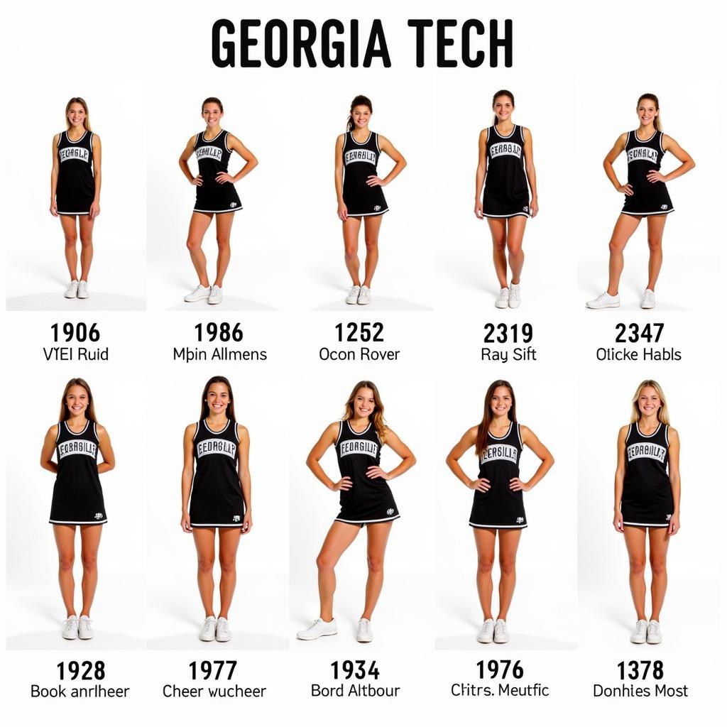 Georgia Tech Cheerleading Uniform: A Closer Look