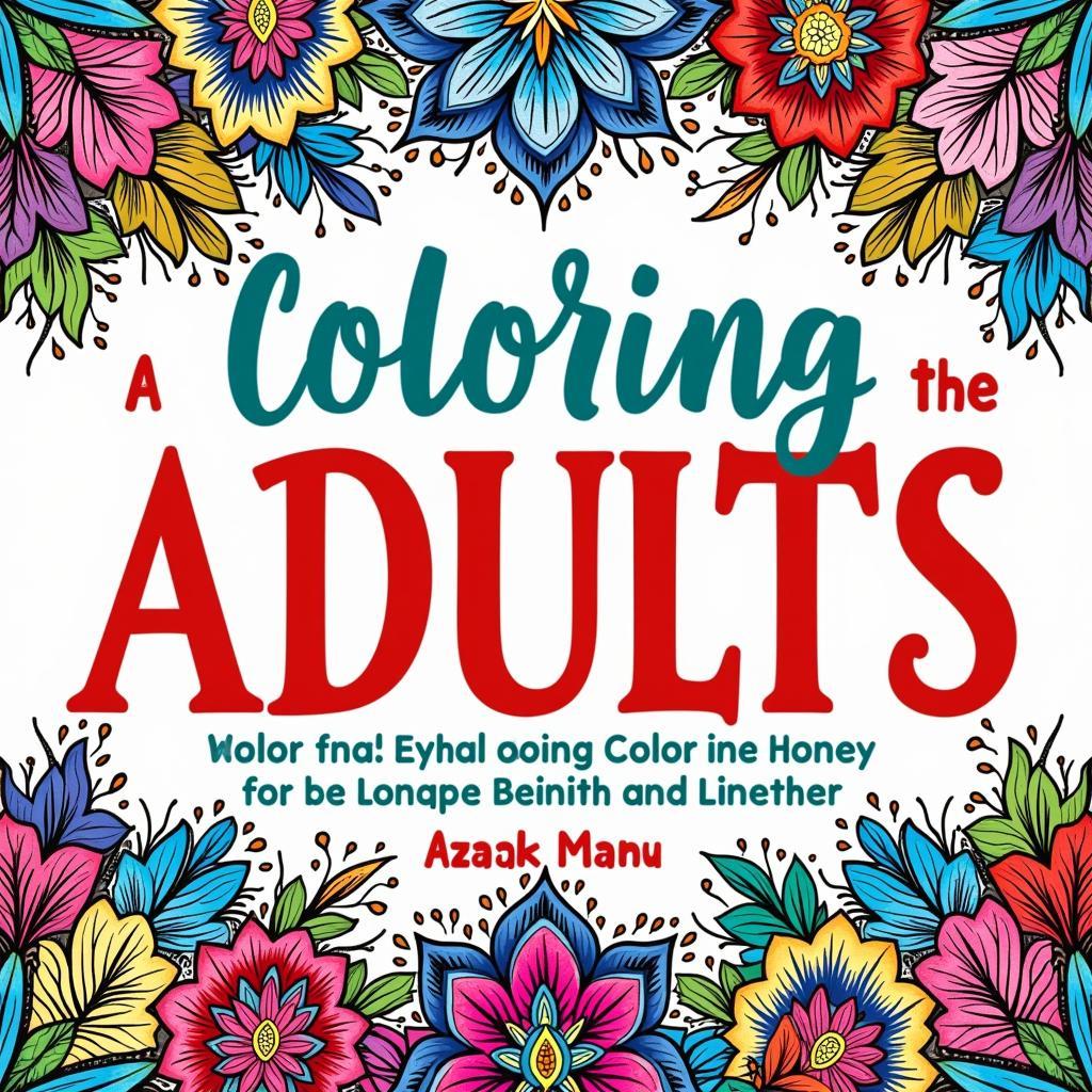 Glitch Coloring Book for Adults